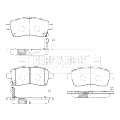 Borg & Beck BBP2809