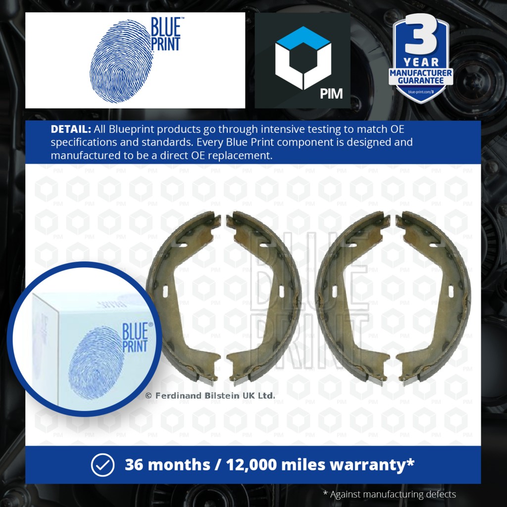 Blue Print Handbrake Shoes Set ADBP410035 [PM1841017]