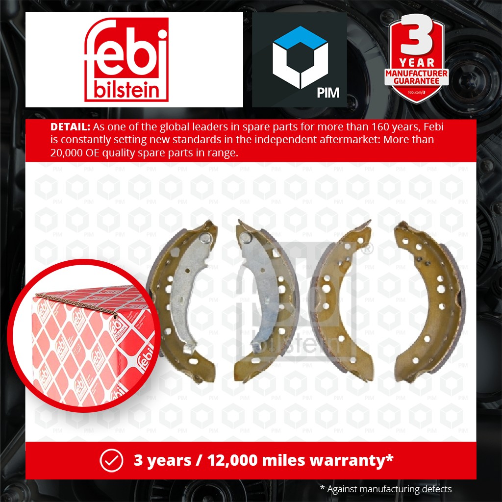 Febi Brake Shoes Set 170911 [PM1839340]