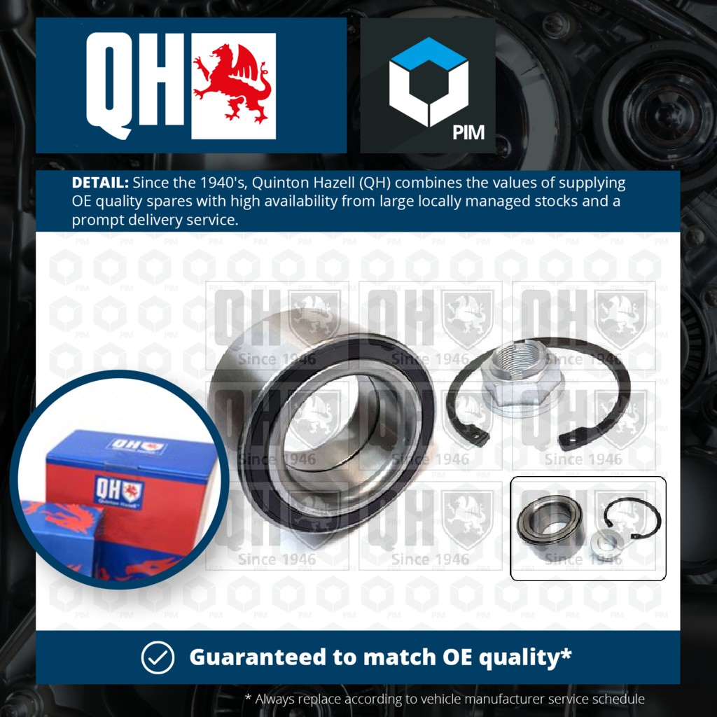 Quinton Hazell Wheel Bearing Kit QWB1656 [PM1838463]