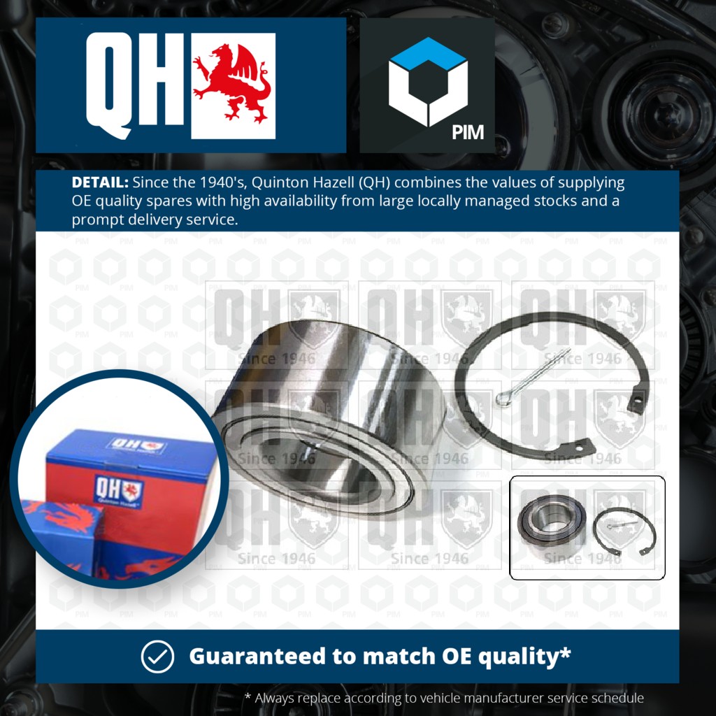 Quinton Hazell Wheel Bearing Kit Front QWB1545 [PM1838449]