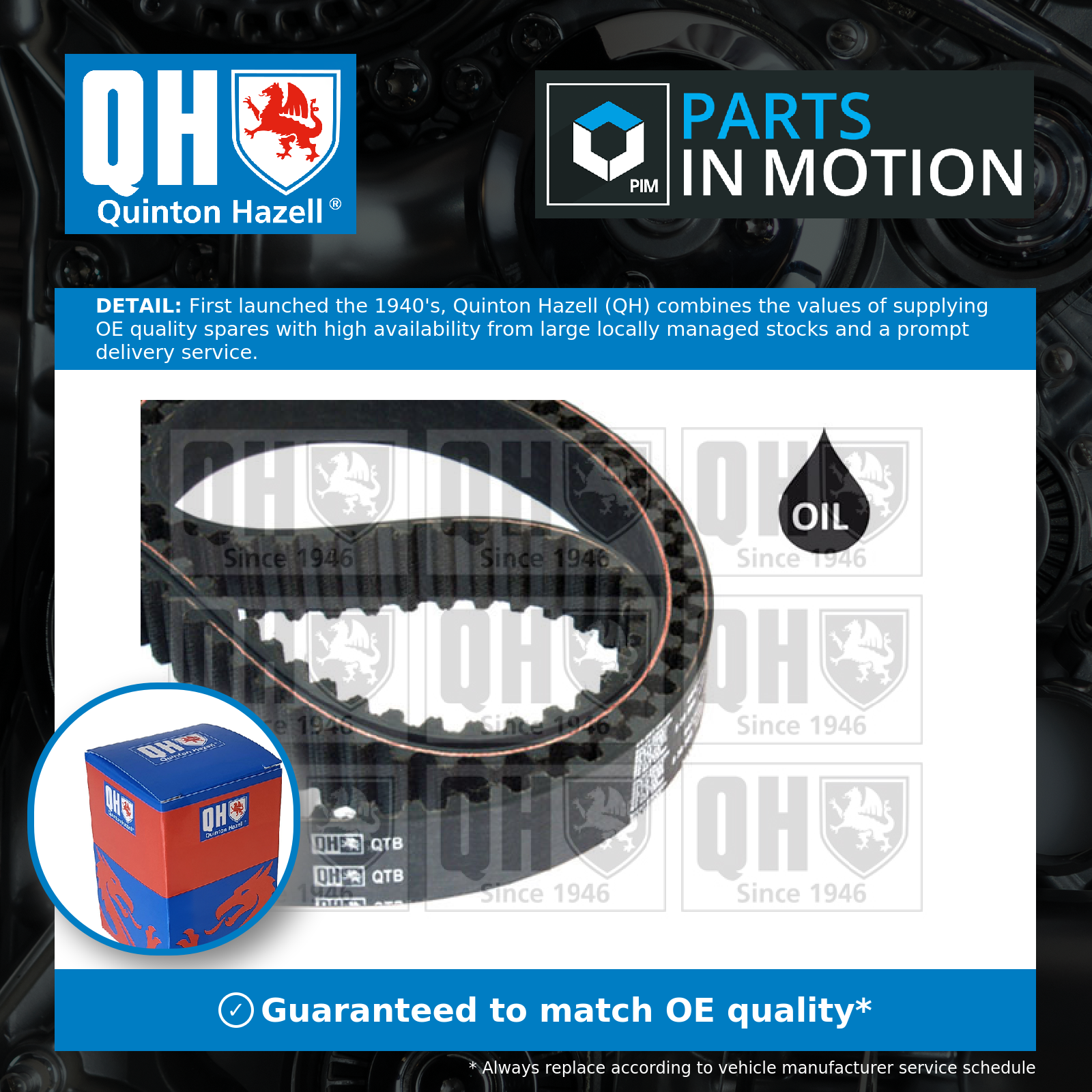 Quinton Hazell Timing Belt QTB809 [PM1491435]