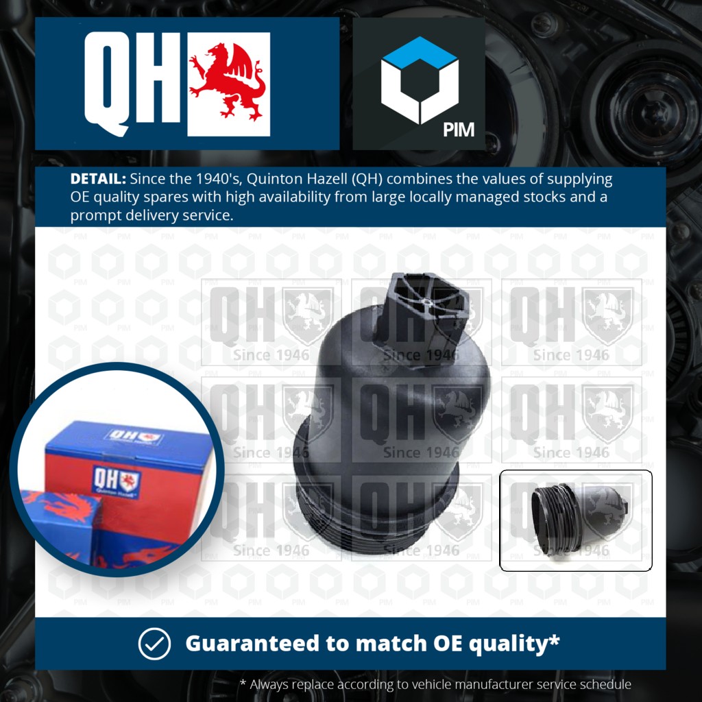 Quinton Hazell Oil Filter Cap QOC1007 [PM1838221]