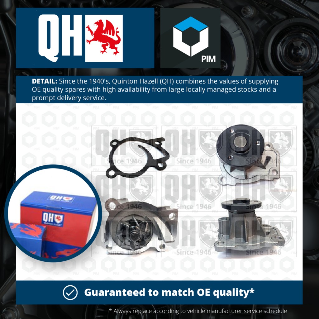 Quinton Hazell Water Pump QCP3934 [PM1838139]