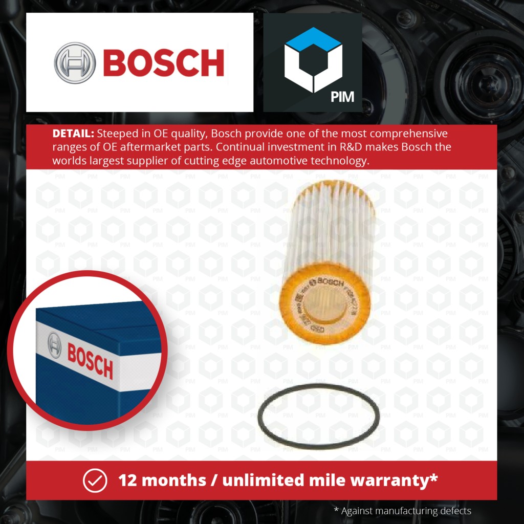 Bosch Oil Filter F026407278 [PM1837437]