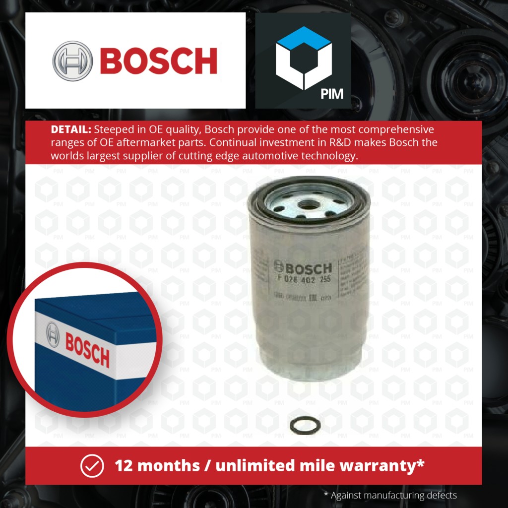 Bosch Fuel Filter F026402255 [PM1837427]