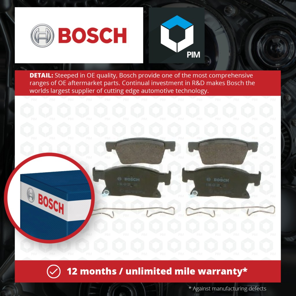 Bosch Brake Pads Set Front 0986424329 [PM1836634]