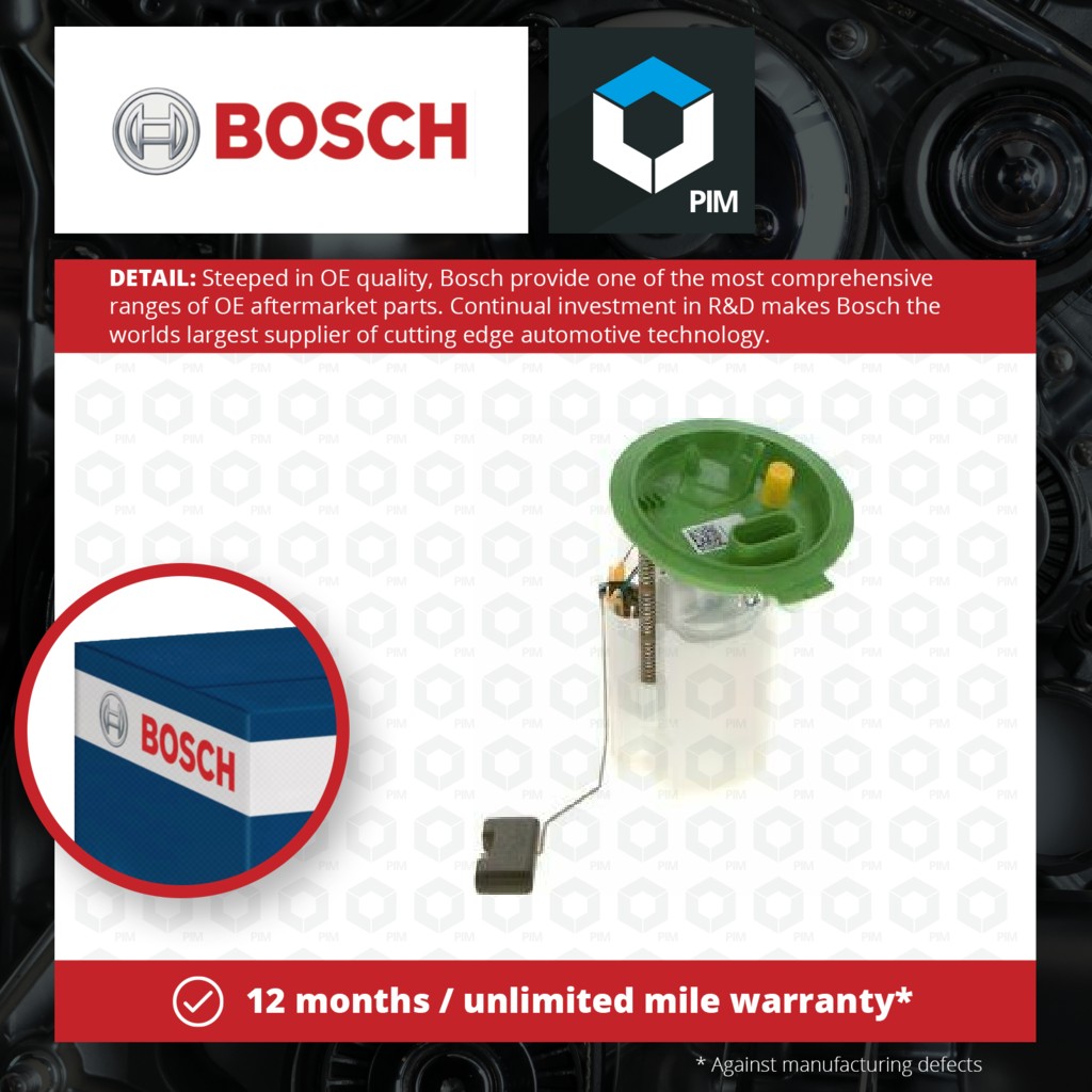 Bosch Fuel Pump In tank 058020002B [PM1836586]