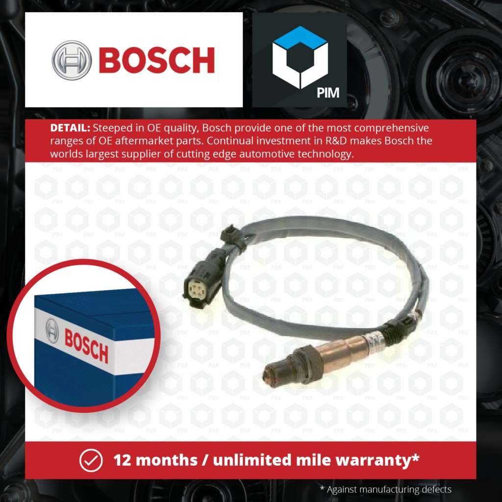 Bosch Lambda Sensor Post Cat 0258986782 [PM1836041]