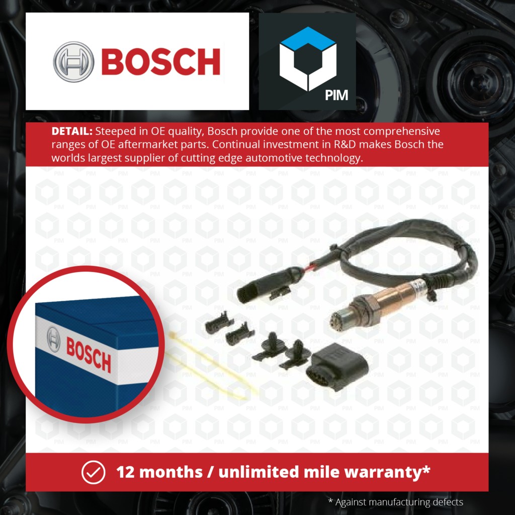 Bosch Lambda Sensor 025802700F [PM1836018]