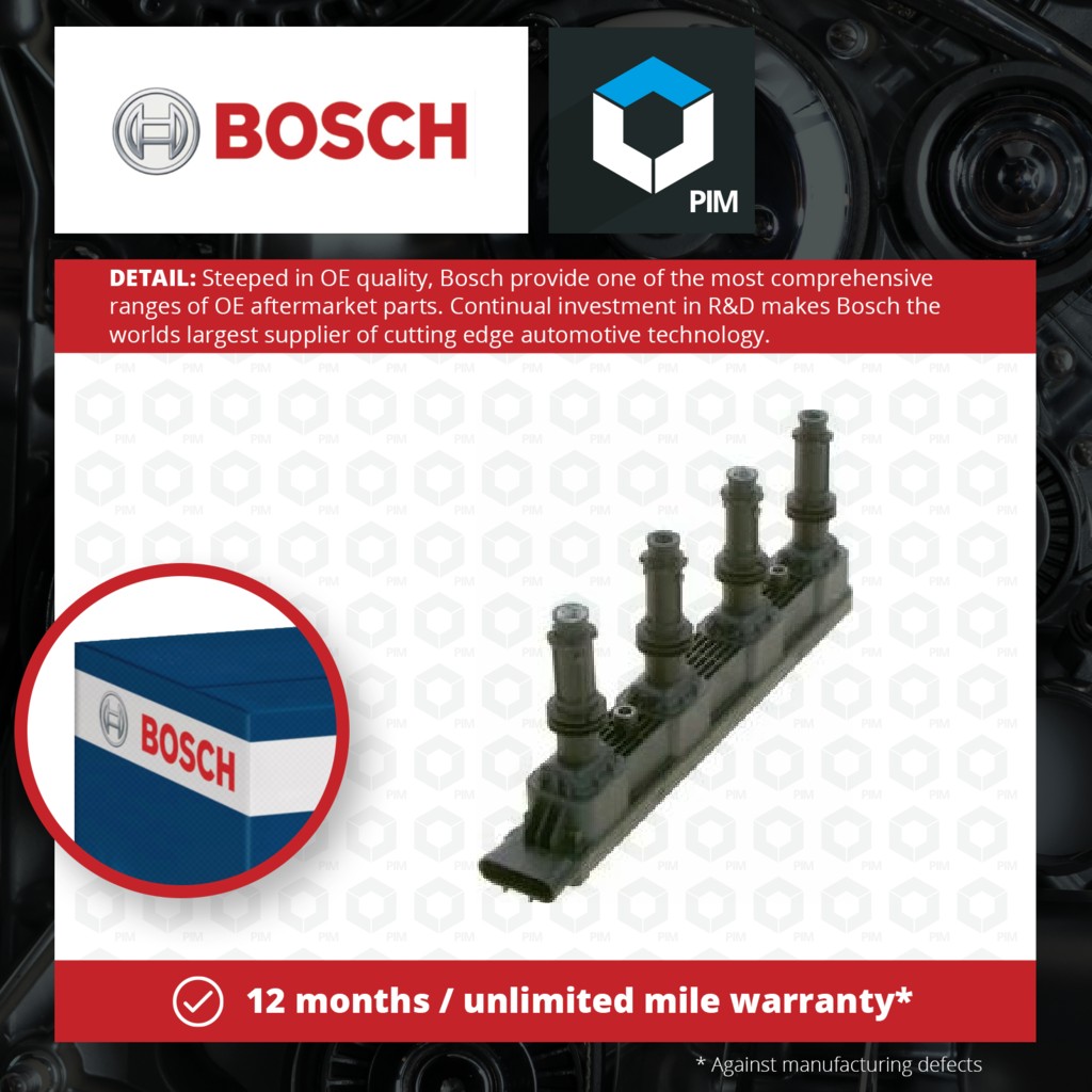Bosch Ignition Coil 0221503800 [PM1836010]