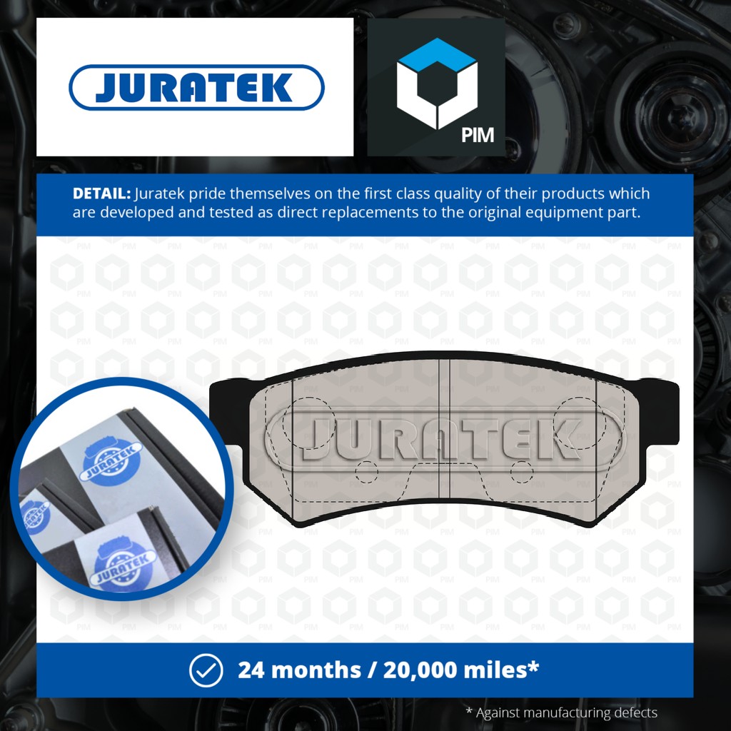 Juratek Brake Pads Set Rear JCP8254 [PM1834526]