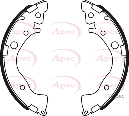 Apec Brake Shoes Set SHU794 [PM1810887]