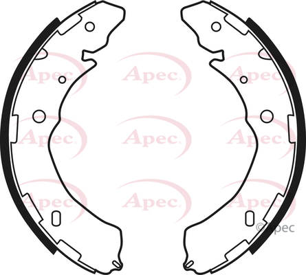 Apec Brake Shoes Set SHU772 [PM1810866]