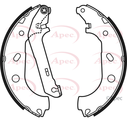 Apec Brake Shoes Set SHU658 [PM1810766]