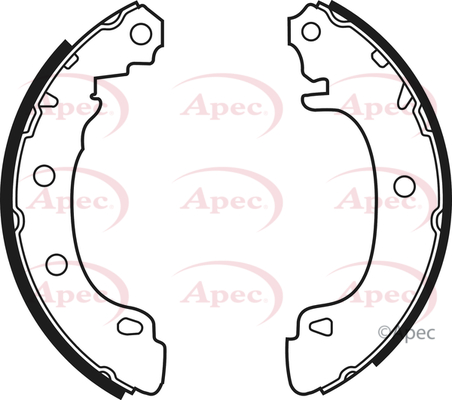 Apec Brake Shoes Set SHU541 [PM1810666]