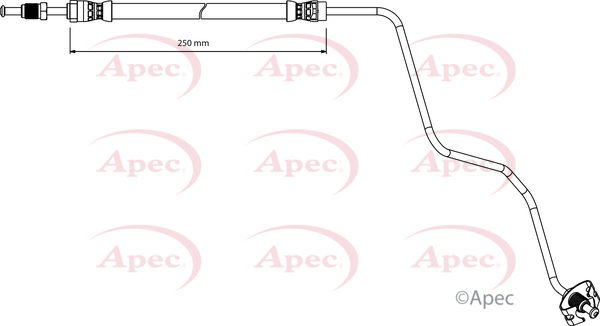 Apec Brake Hose HOS4244 [PM1804665]