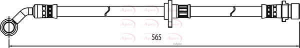 Apec Brake Hose Front Right HOS3994 [PM1804477]
