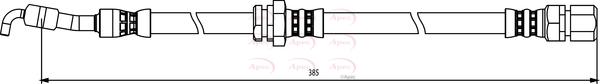 Apec Brake Hose Rear Left HOS3819 [PM1804311]