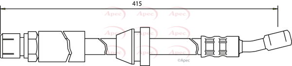 Apec Brake Hose Front HOS3499 [PM1804038]