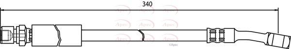 Apec Brake Hose Front HOS3353 [PM1803896]