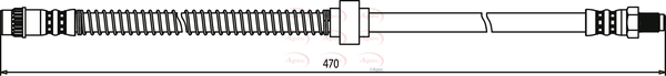 Apec Brake Hose Front HOS3290 [PM1803835]