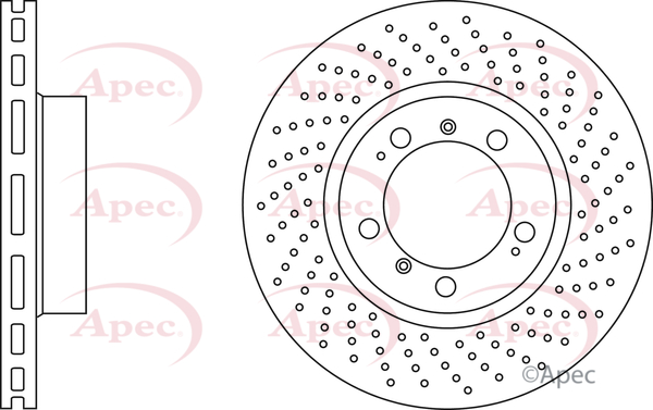 Apec Brake Disc Single Vented DSK2468 [PM1802208]