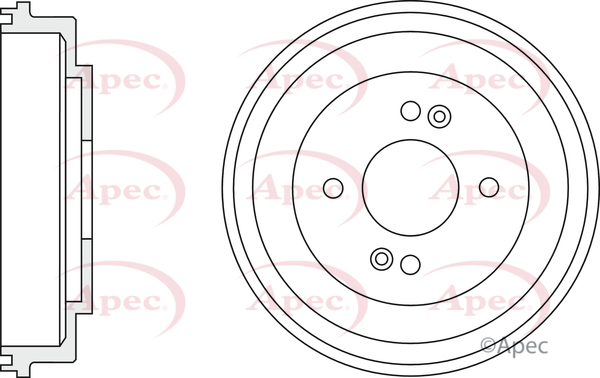 Apec Brake Drum Rear DRM9947 [PM1801621]