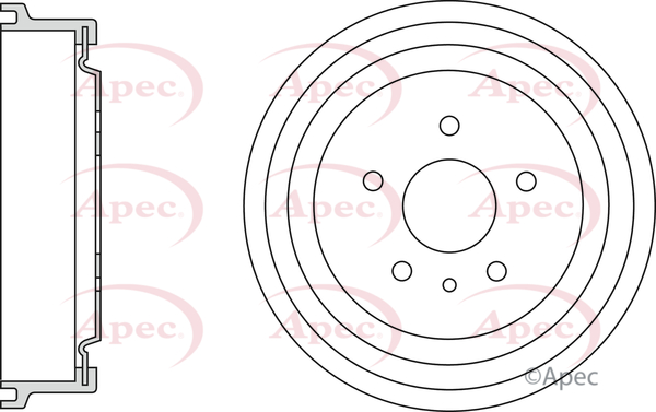 Apec Brake Drum Rear DRM9939 [PM1801615]