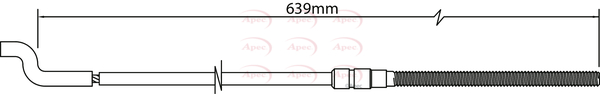 Apec Handbrake Cable Front Centre CAB1154 [PM1801071]