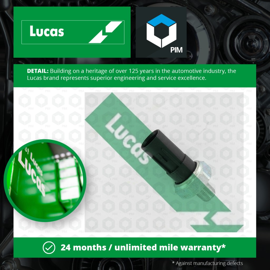 Lucas Oil Pressure Switch SOB934 [PM1798945]
