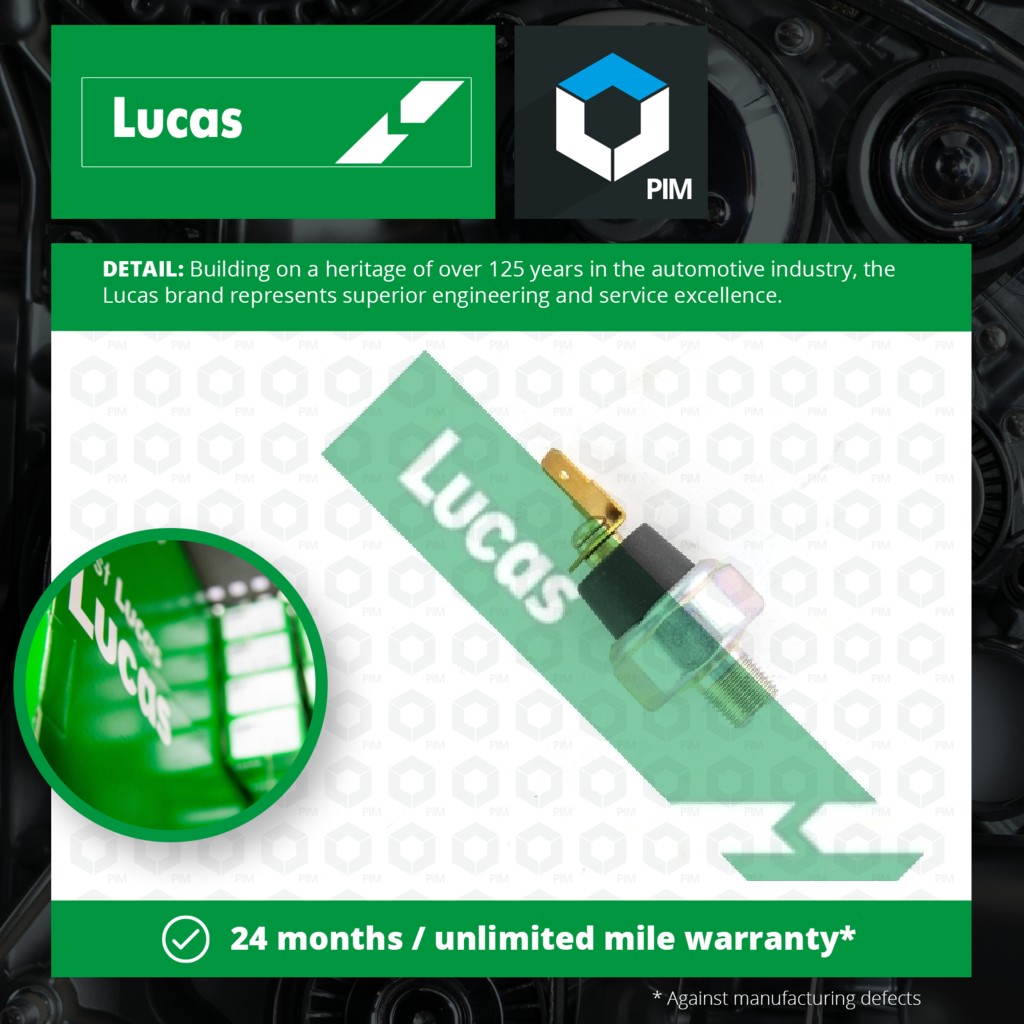 Lucas Oil Pressure Switch SOB807 [PM1798901]