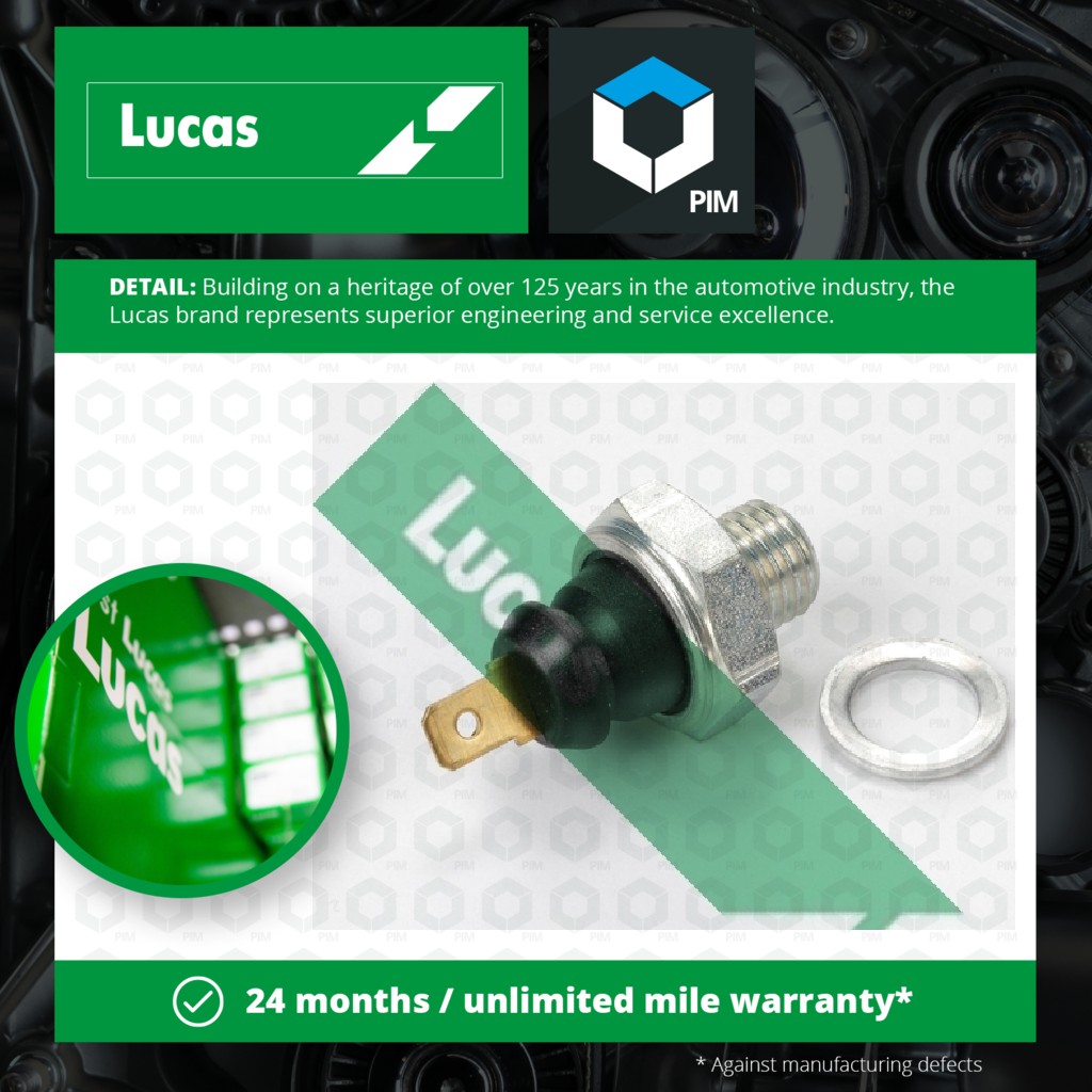 Lucas Oil Pressure Switch SOB600 [PM1798876]