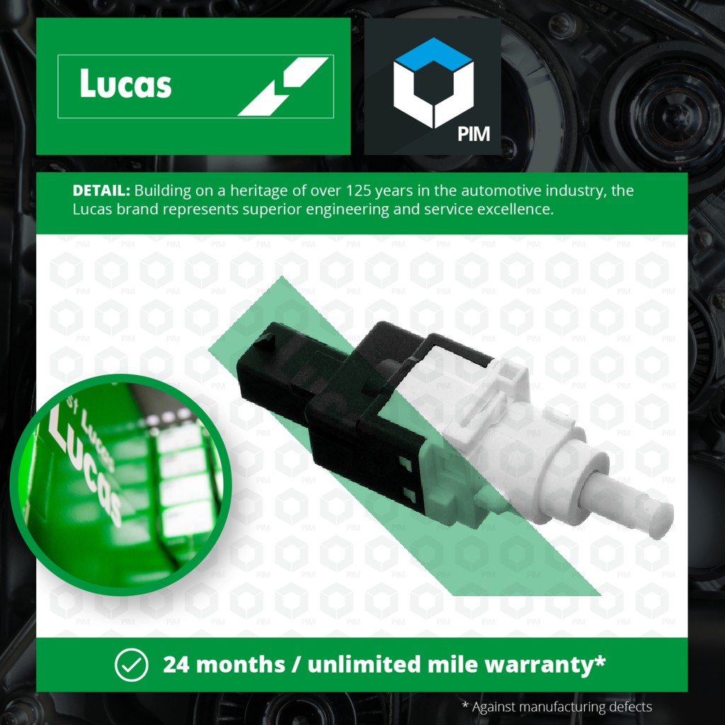 Lucas Brake Light Switch SMB627 [PM1798080]