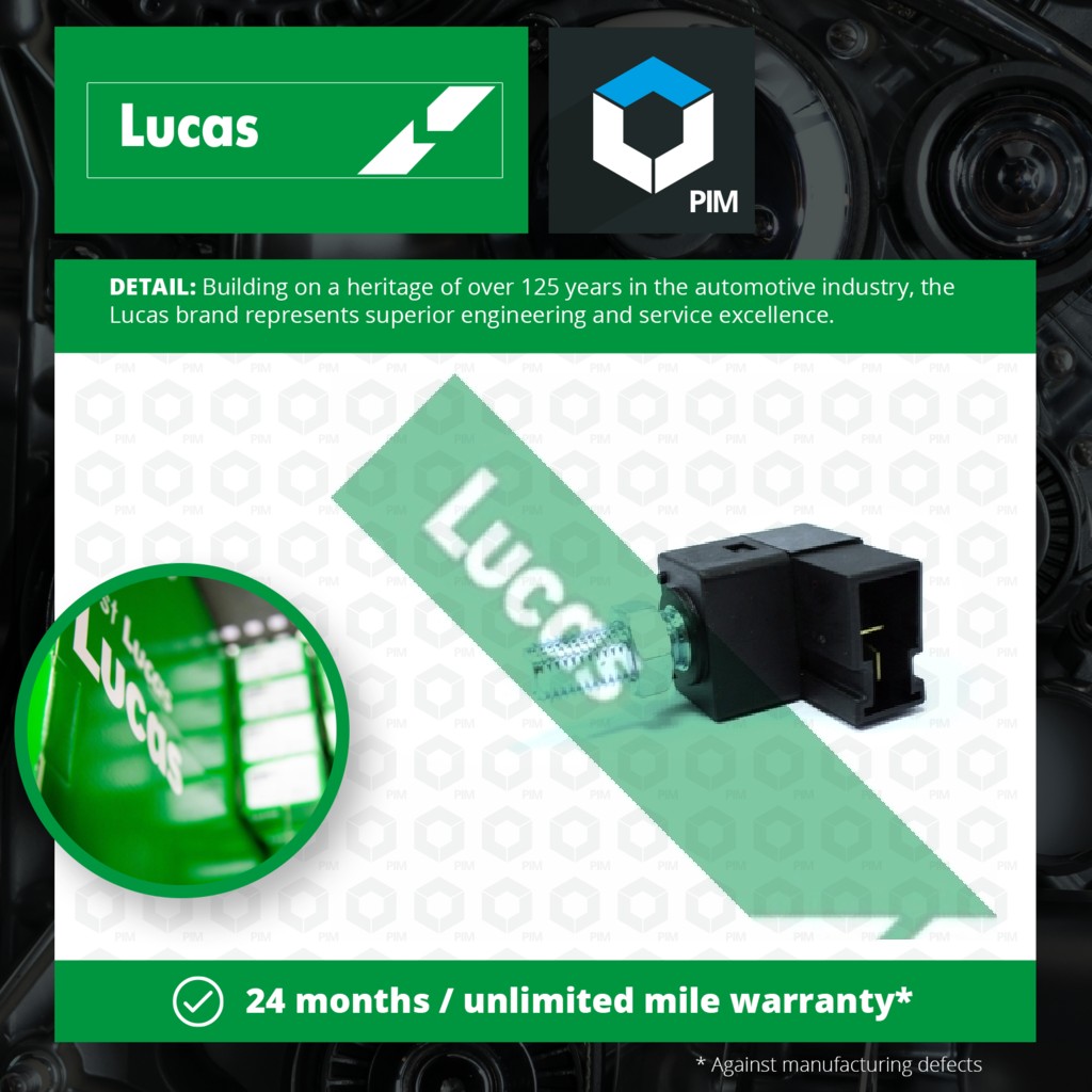 Lucas Brake Light Switch SMB5015 [PM1797962]