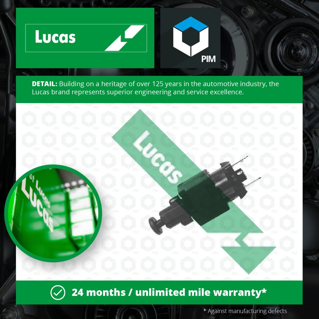 Lucas Brake Light Switch SMB432 [PM1797919]