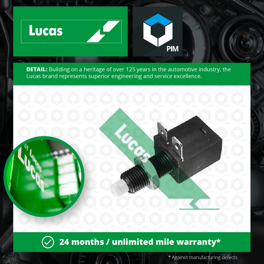Lucas Brake Light Switch SMB412 [PM1797903]