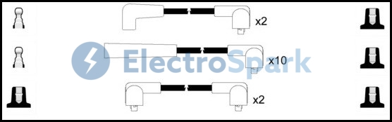 Electro Spark HT Leads Ignition Cables Set OEK051 [PM1668449]