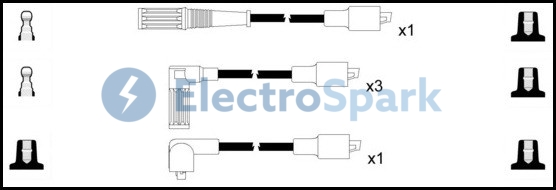Electro Spark OEK052 HT Leads Ignition Cables Set