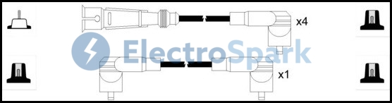 Electro Spark HT Leads Ignition Cables Set OEK1002 [PM1668500]