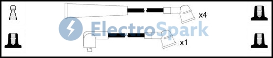 Electro Spark OEK136 HT Leads Ignition Cables Set