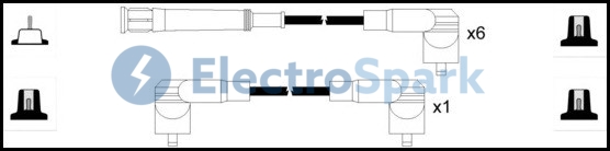 Electro Spark OEK160T HT Leads Ignition Cables Set