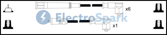 Electro Spark OEK166 HT Leads Ignition Cables Set