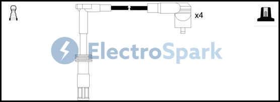 Electro Spark OEK483 HT Leads Ignition Cables Set