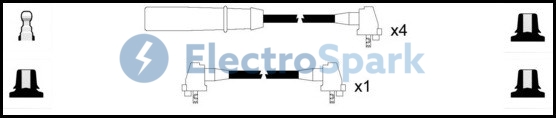 Electro Spark OEK554 HT Leads Ignition Cables Set