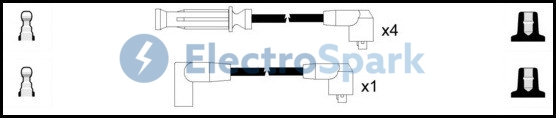 Electro Spark OEK596 HT Leads Ignition Cables Set