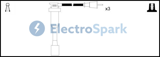 Electro Spark HT Leads Ignition Cables Set OEK644 [PM1669057]