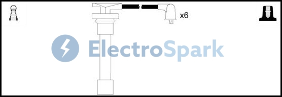 Electro Spark OEK708 HT Leads Ignition Cables Set