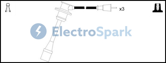 Electro Spark HT Leads Ignition Cables Set OEK779 [PM1669182]