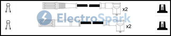 Electro Spark HT Leads Ignition Cables Set OEK803 [PM1669203]